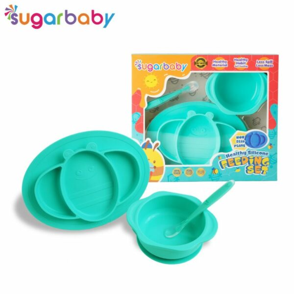 Sugar Baby Healthy Silicone Feeding Set