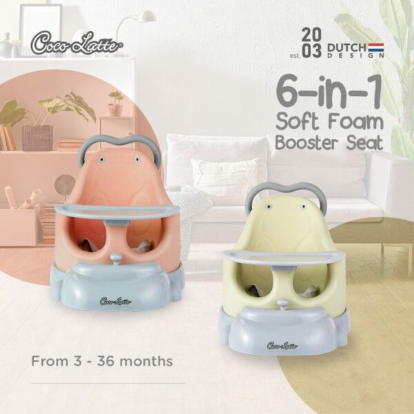 Cocolatte 6in1 Soft Foam Baby Seat Booster