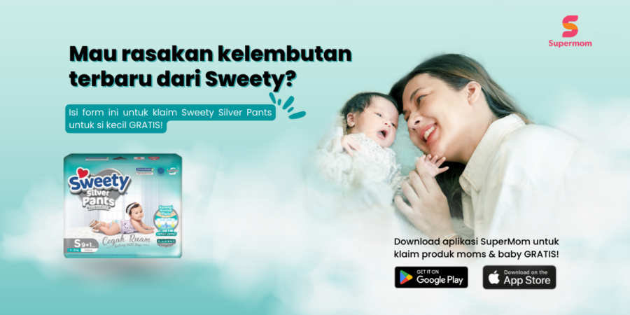 PRODUK GRATIS! Redeem Sweety Silver Pants untuk Si Kecil Sekarang Juga!