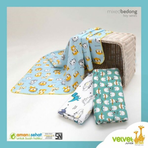 Velvet Junior Bedong Bayi Premium