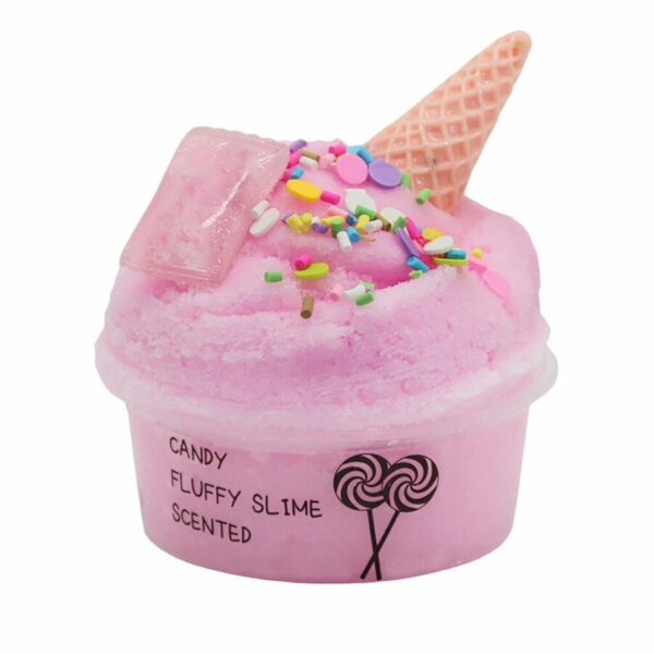 Mainan Slime Fluffy Bentuk Es Krim