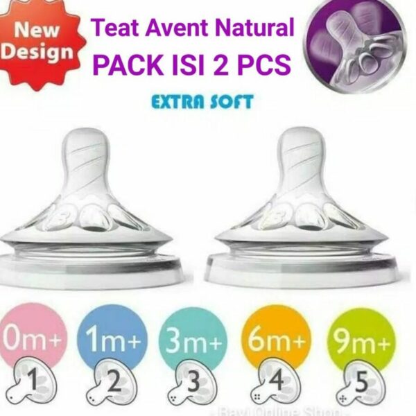 Philips Avent Natural Nipple Teat Dot Wide Neck