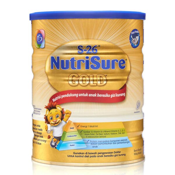 Susu sufor tinggi kalori S-26 NutriSure Gold