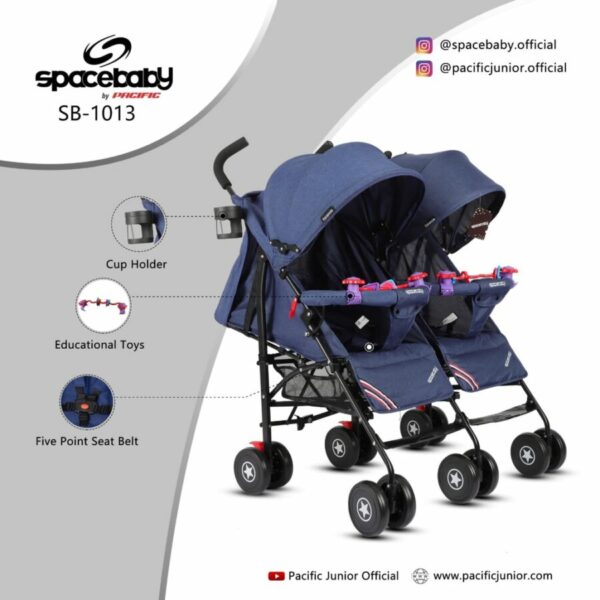 Space Baby Twin Seat Buggy