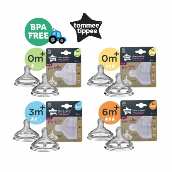 Tommee Tippee Close To Nature Soft Teat 0+