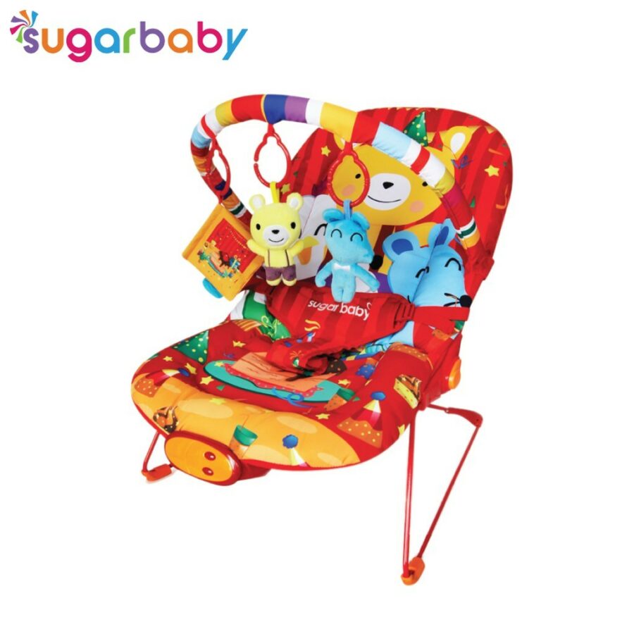 1. Sugar Baby Premium Healthy Bouncer Bayi 3 Recline Bear and Friends