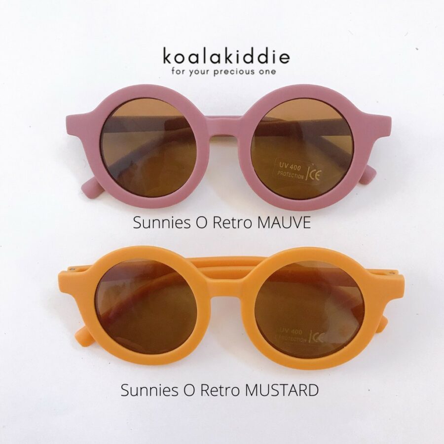 Kiddie Sunnies Retro Kacamata Bayi Kacamata Gaya Anak