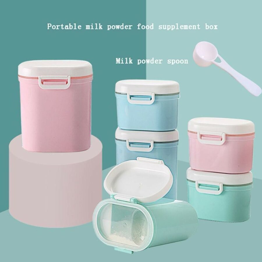 Kotak Tempat Penyimpanan Susu Bayi Portable Multifungsi
