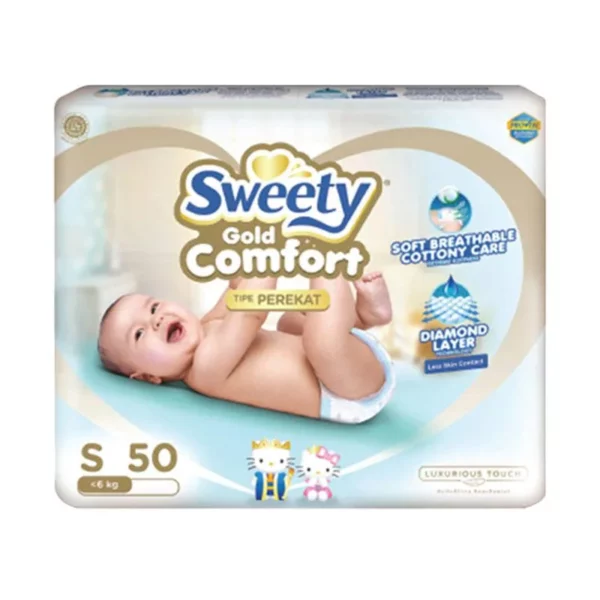 popok sweety untuk bayi baru lahir Sweety Gold Comfort