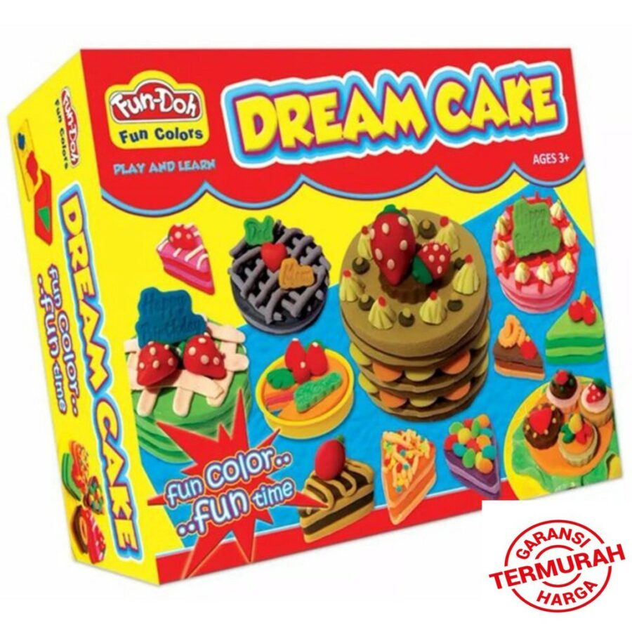 Fun Doh Dream Cake Lilin Mainan Anak
