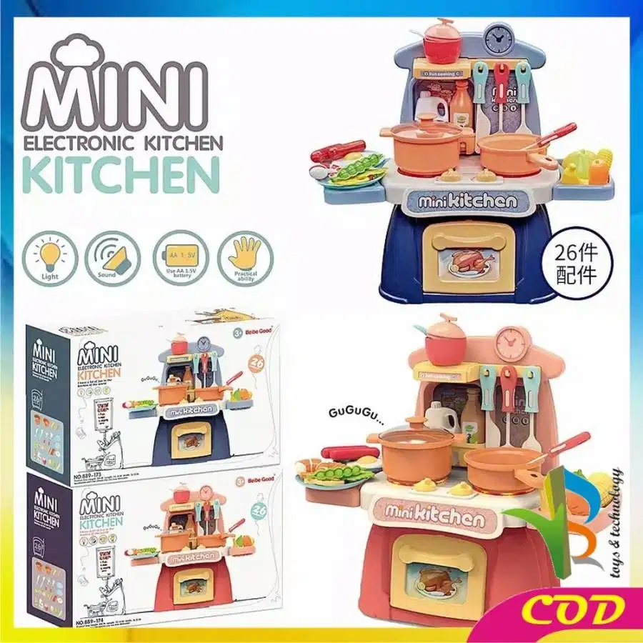 Mainan Masak-Masakan Mini Electronic Kitchen 26 Pcs