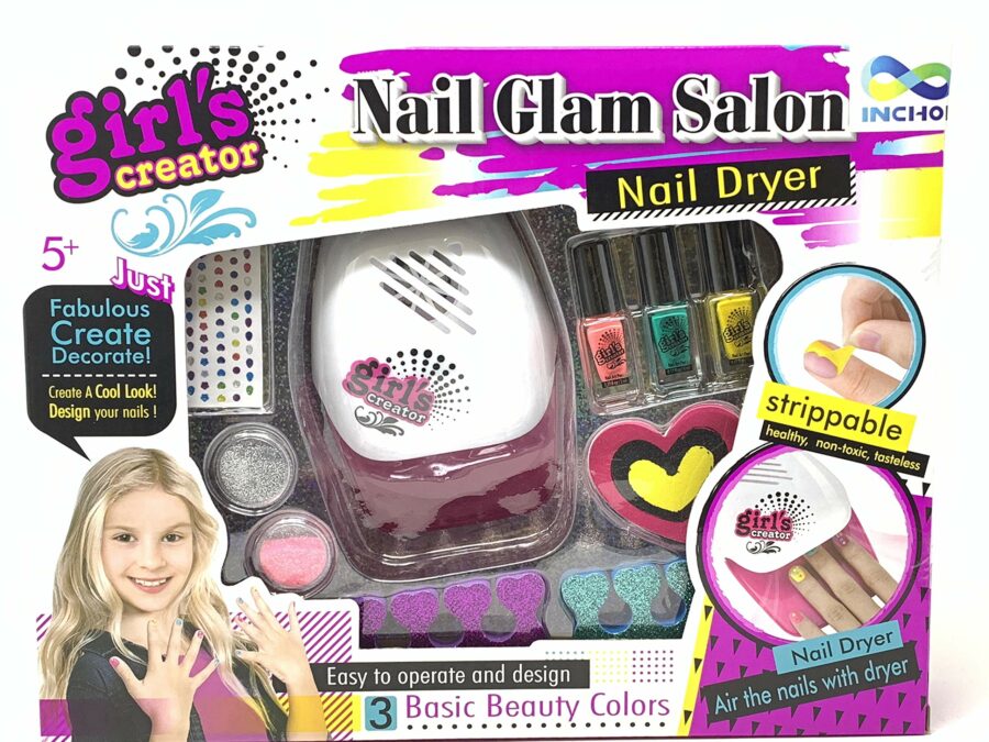 mainan anak perempuan: Nail Glam Salon