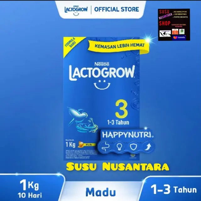 Susu Formula Lactogrow 3 Madu