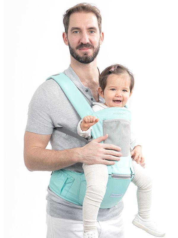 gendongan bayi 3 bulan untuk naik motor: New Mooimom Casual Hipseat Carrier