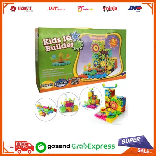Bricks Builder Educational Mainan BOngkar Pasang