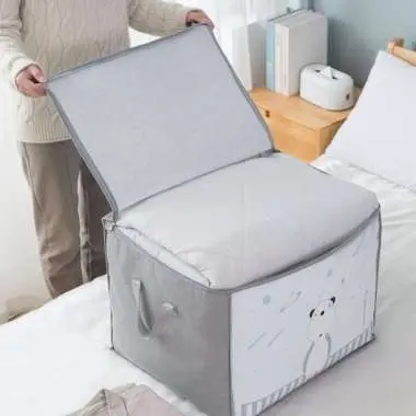 Keranjang Baju Bayi Kotak Lebar