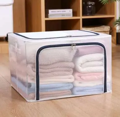 Keranjang pakaian bayi transparan