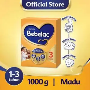 Susu bayi rendah gula Bebelac 3