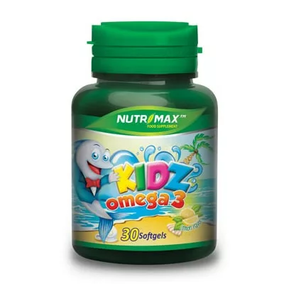 Suplemen untuk membantu agar anak bilingual Nutrimax Kidz Omega-3