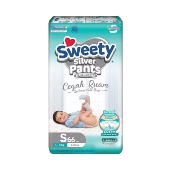 Sweety Silver Pants Popok Perekat Pertama Ukuran S di indonesia
