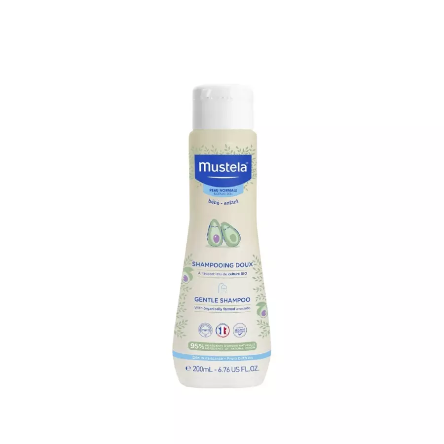 Mustela Bebe Gentle Shampoo 200 ml - Shampoo Bayi-2