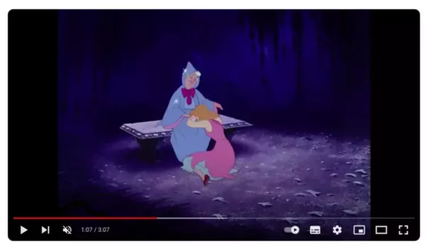 Ibu peri dalam cerita dongeng cinderella