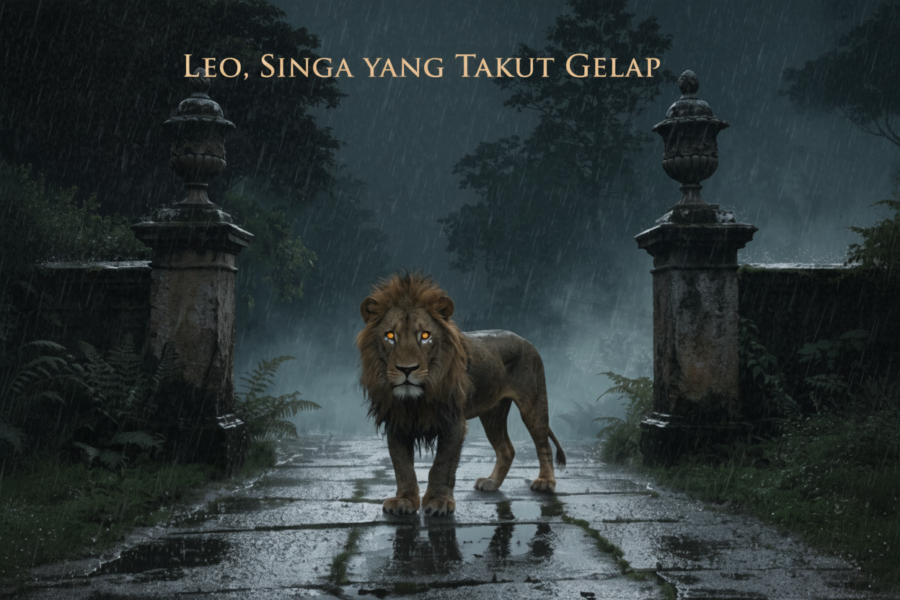 Leo Singa Kecil yang Takut Gelap, Dongeng Untuk Anak