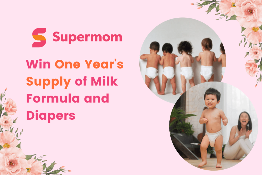 Supermom's giving away one year's supply of milk formula and diapers