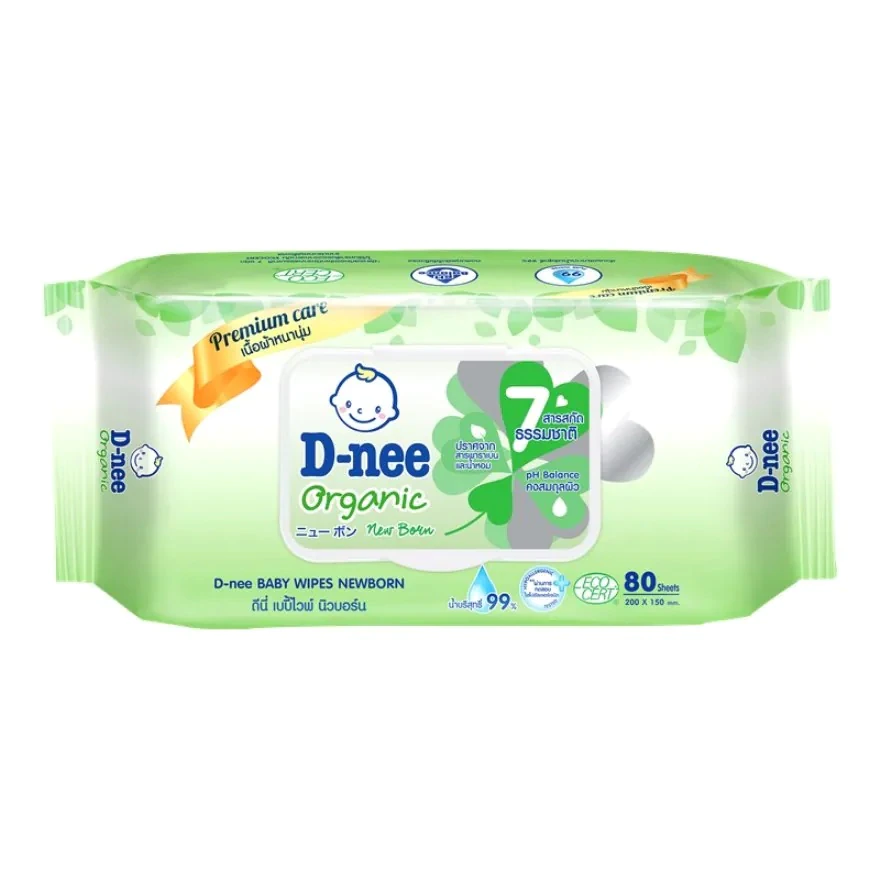 D-nee รุ่น Organic Baby Wipe Newborn