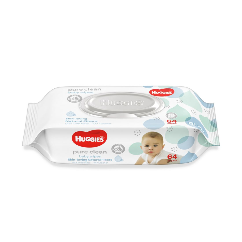 Huggies รุ่น Pure Clean Baby Wipes