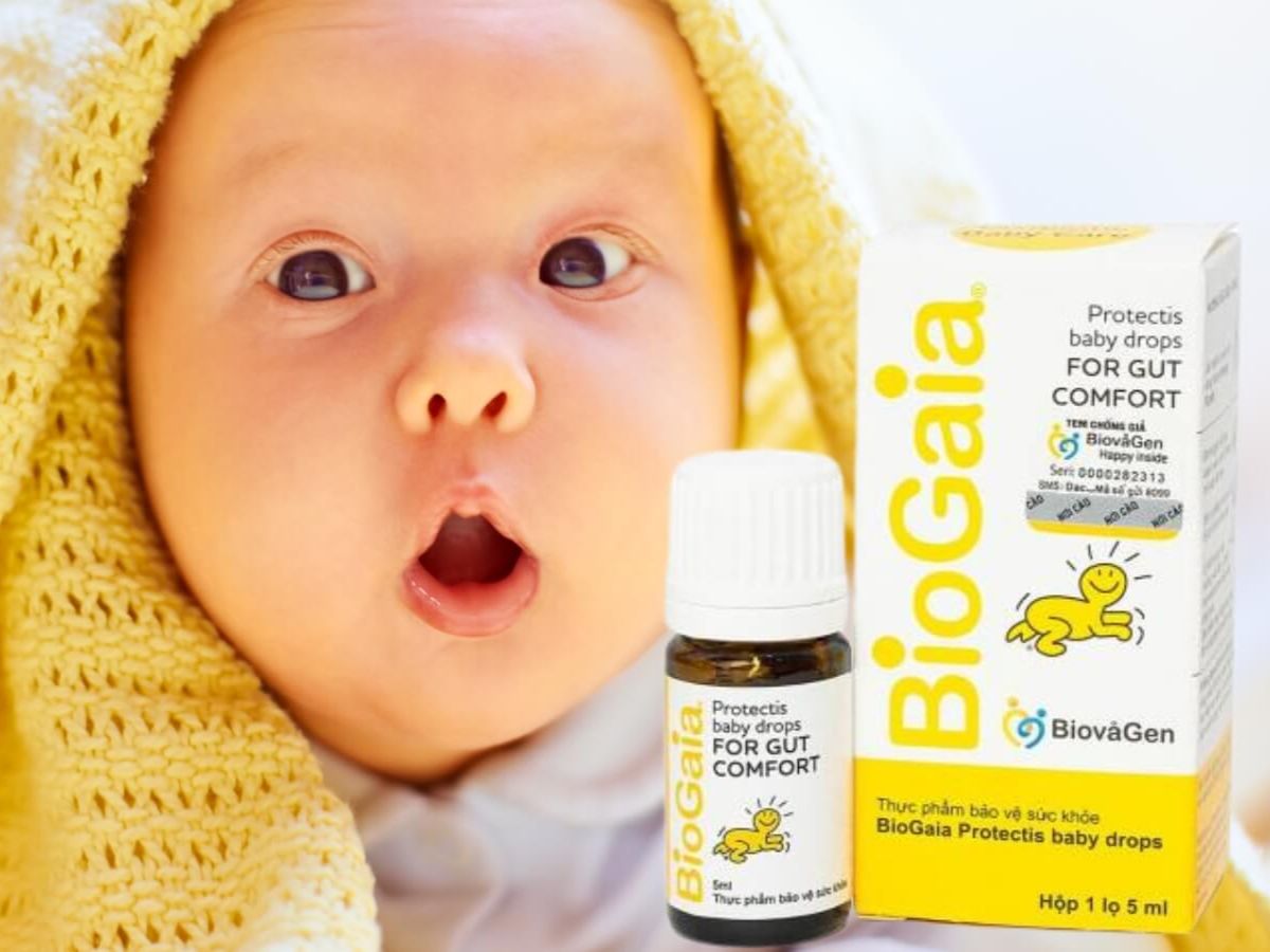 cách dùng biogaia cho trẻ sơ sinh